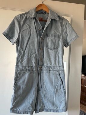 Levi’s Light Wash Denim Short Jumpsuit Romper